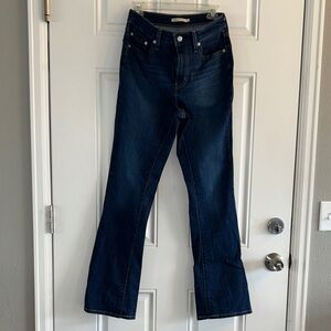 Levi's Dark Blue Flare Jeans